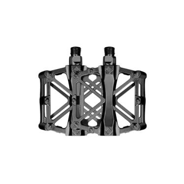 Imagem de Pedais de bicicleta de 9/40.6 cm, pedal plano profissional para mountain bike e estrada, 2 rolamentos selados, plataforma ampla, pedais leves de bicicleta
