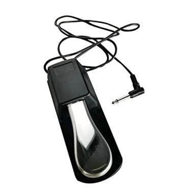 Imagem de XUXHOU Pedal de Sustentação de Prata de Plástico Resistente Com Interruptor Bipolar, pé Estável para Organistas Eletrônicos, Pedal de Teclado Universal