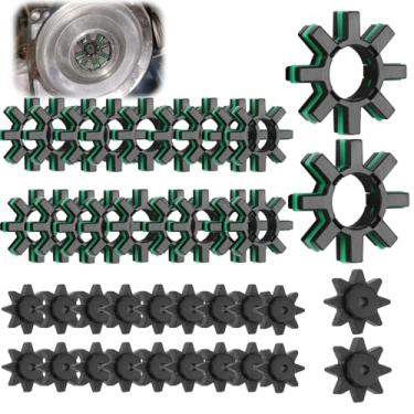 Imagem de TNJPSEK Kit de bucha de acoplador de direção elétrica 45254-28040, amortecedor de borracha do eixo do motor substitui 45253-28130 (20)