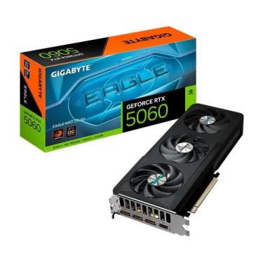 Imagem de Placa de Vídeo Gigabyte RTX 5060 EAGLE MAX OC 8GB NVIDIA GeForce, 8GB 