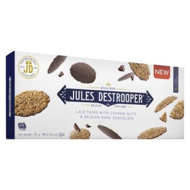 Imagem de Biscoito Waffle Amanteigado de Chocolate Jules Destrooper  100g