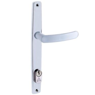 Imagem de Fechadura Perfil Estreito Branco F2400a - 070601 - Alianca Fech. Perfil Estr-ext. F2400a Branco 070601 - Alianca