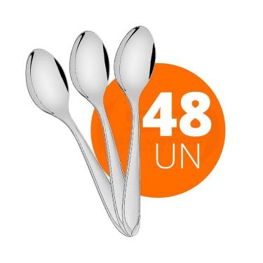 Imagem de Kit - 48 Colher De Sopa Laguna Em Aço Inox Citop - Tramontina 63906010