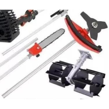 Imagem de Roçadeira Multifuncional 63Cc 7 Em 1 + Enxada Rotativa