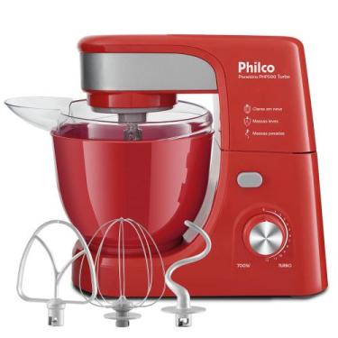 Imagem de Batedeira Planetária Philco 700W - Turbo PHP500 11 Velocidades, Vermel