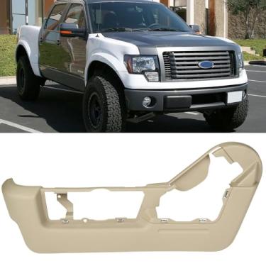 Imagem de Moonlinks Compatível com painel de acabamento de assento Ford F150 2009 2010 2011 2012 2013 2014, painel de acabamento bege esquerdo para assento elétrico para 9L3Z-1662187-EA 9L3Z1662187EA (1 peça