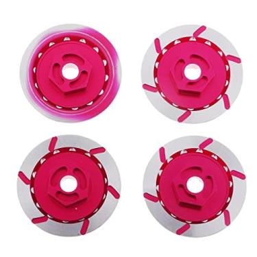 Imagem de 4 freio de roda de liga leve para carro 94123 1:10 - rosa