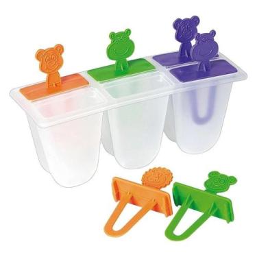 Imagem de Forma de picolé de plástico - injetemp - rende 6 picolés