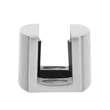 Imagem de Luqeeg Substituição de Guia Inferior de Aço Inoxidável 304, Guia de Piso Resistente à Temperatura para Divisória de Vidro, Ajustável para Espessura de Vidro de 8-14 Mm