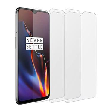 Imagem de OCESTORE Película protetora de tela de hidrogel macio 6T, (pacote com 3) alta sensibilidade, ultrafina, resistente à água, cobertura total, película protetora de tela para One Plus 6T (não vidro)