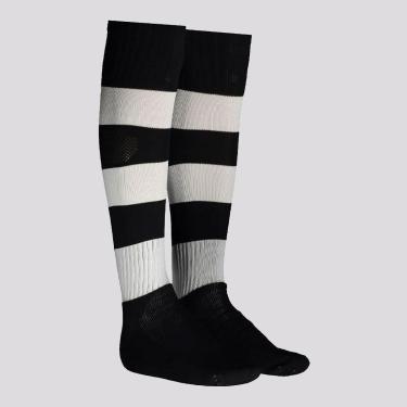 Imagem de Meião Kanxa Profissional Listrado Preto e Branco-Masculino