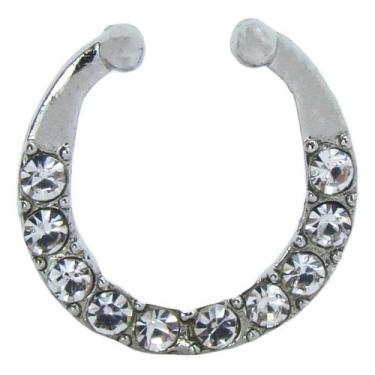 Imagem de Piercing Nariz Argola Aço Cirurgico Septo Helix Tragus Prata - Oremte