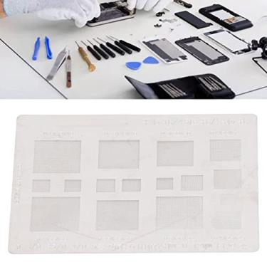 Imagem de BGA Reballing Stencil for Phone IC Chips Repair - Modelo de plantio de estanho de posicionamento preciso, versátil e aço inoxidável
