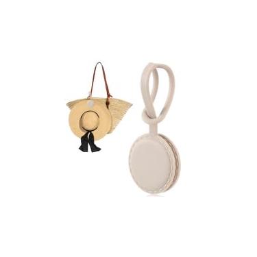 Imagem de Clipe magnético de chapéu para viagem, suporte magnético ajustável para bolsa, clipes de chapéus de viagem de silicone para férias na praia, perfeito para chapéus de sol, fácil de usar