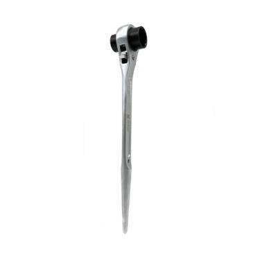 Imagem de Zeluga Chave de andaime de catraca 25-546 3/10.2 cm e 7/8" - 19 mm e 22 mm, soquete de extremidade dupla, chave de catraca reversível de 12 pontos para montagem de andaimes