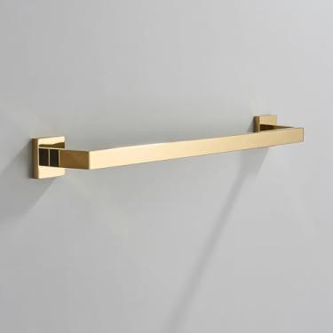 Imagem de TINICO Kit Acessórios Banheiro,Toalheiro De Parede Banheiro 40cm,Aço Inox 304 Toalhas Rosto Cabide,Ouro