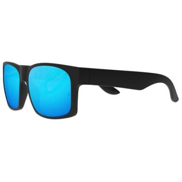 Imagem de Óculos de sol extragrandes para homens e mulheres para dirigir e pescar, Preto/azul, 58-15-141