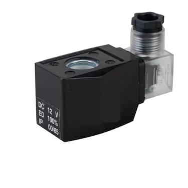 Imagem de Bobina de válvula solenóide à prova d'água externa, bobina plástico para água, modelo AB410, 220V/24V(24V DC)