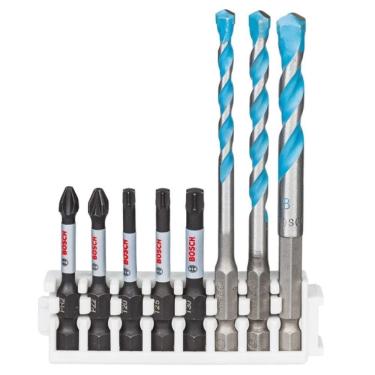 Imagem de Kit De Pontas E Brocas Multi Construction Bosch 8 Peças