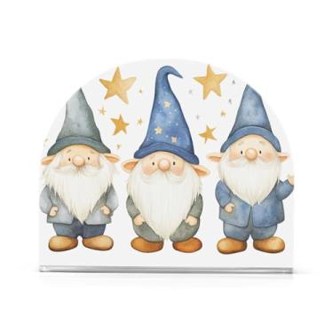 Imagem de Porta-guardanapos de gnomo fofo de Natal para mesas - Porta-guardanapos para cozinha, porta-guardanapos de mesa, porta-guardanapos de coquetel, porta-guardanapos de papel270