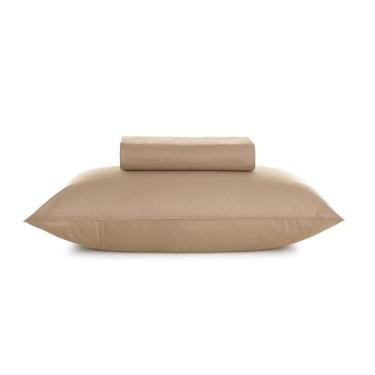 Imagem de Karsten Jogo de Cama Matiza Caramelo Solteiro 100% Algodão 160 Fios 2 Peças