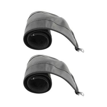 Imagem de Capas De Apoio Para Braço De Carrinho De Bebê Em Couro PU Com Zíper, A