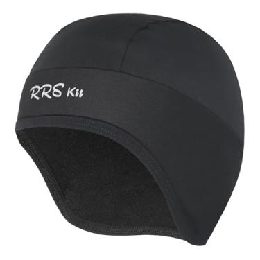 Imagem de UGPLM Touca térmica para ciclismo com forro de capacete, gorro de ciclismo e protetor de orelhas para andar de bicicleta.