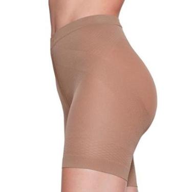 Imagem de Short Modelador Lupo Original Bermuda Cinta Feminina Diminui Barriga Sinta Levanta Bumbum 5690-Feminino