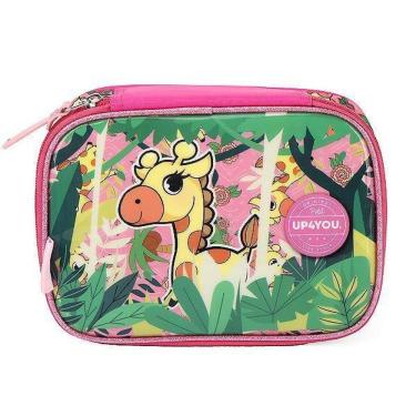 Imagem de Estojo Box 100 Pens Luxcel Up4You Girafa Pink