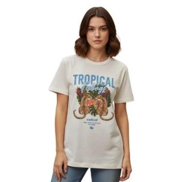 Imagem de Blusa Colcci Comfort Manga Curta Com Estampa-Feminino