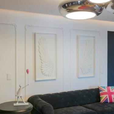 Imagem de Kit C/20 Barras Boiserie Rodameio de Poliestirenom4 20mmX200cmX4cm 40m