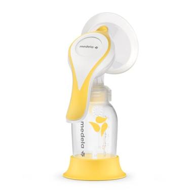 Imagem de Medela Extrator Manual De Leite Materno 150 Ml Amarelo/Branco