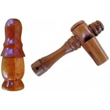 Imagem de Apito Inhambu Açu + Apito Aracuã Pios em madeira profissionais