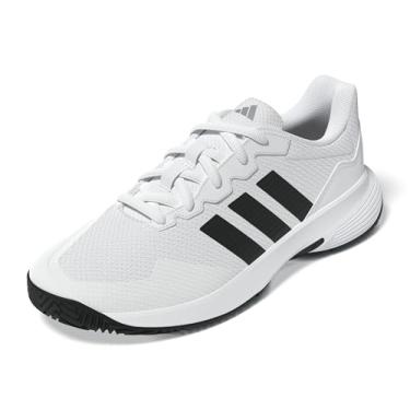 Imagem de adidas Tênis esportivo masculino baixo (não futebol), branco/preto/prata metálico., 45