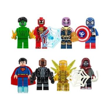 Imagem de Brinquedos De Blocos De Montar Mini Bonecos Humanoides Para Crianças, 