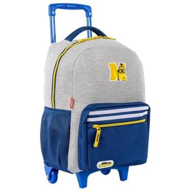 Imagem de Mochila de Rodinha Escolar Infantil Menino Minions College Sestini Ofi
