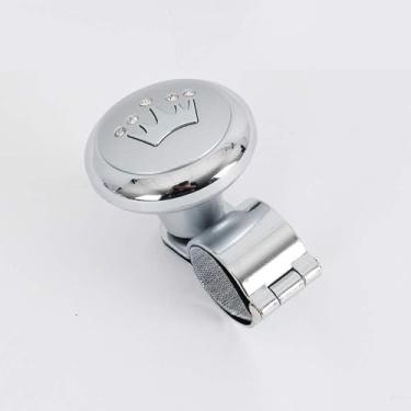Imagem de Riloer Volante Spinner Power Handle Spinner Botão Acessório, Manípulo Booster para Carros Caminhões Semis Tratores Barcos Carrinhos de Golfe