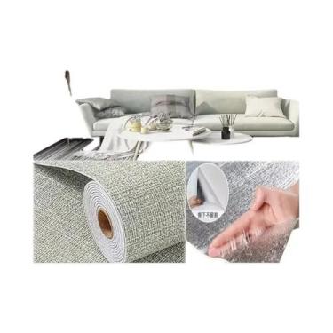 Imagem de Adesivos De Parede 3D Com Textura De Linho, Autoadesivos, Impermeáveis