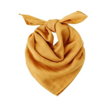 Imagem de Toalha De Bebê De Algodão Muslin De Bambu 60x60cm, Babadores Multifunc