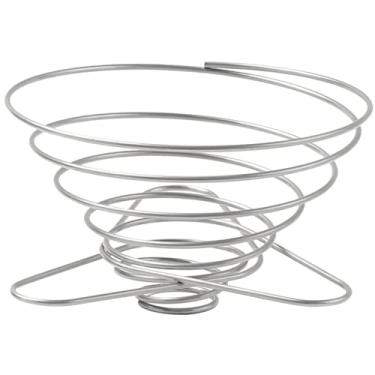 Imagem de Cabilock Filtro de cone portátil dobrável de aço inoxidável para acampamento, funil de café reutilizável para uso ao ar livre, filtro de café compacto para fabricação de cerveja doméstica