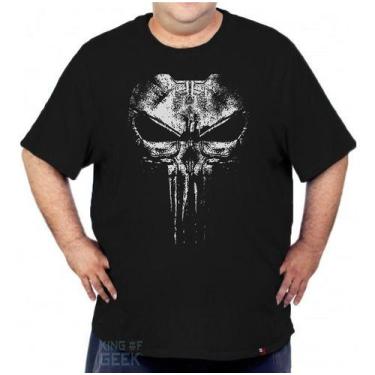 Imagem de Camiseta The Punisher Grande Plus Size Justiceiro - KING OF GEEK, GG, 