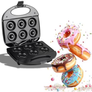 Imagem de Máquina De Mini Donuts Rosquinhas Eletrica Portatil Confeitaria Preto 