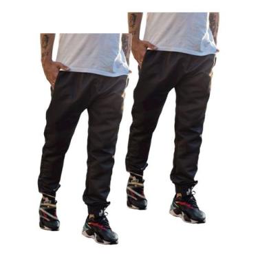 Imagem de Kit 2 Calças Tactel Adulto Skinny Jogger 2 Bolsos 016 - J94 Confecções