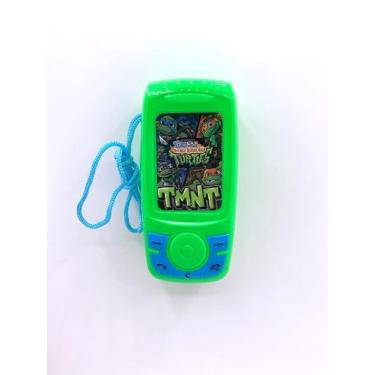 Imagem de Kit Celolhar Tartarugas Ninja  Celular Luminoso + Óculos Coração Verde