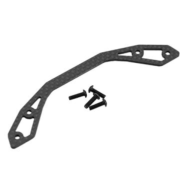 Imagem de Suporte de para-choque atualiza peças acessórios Suporte de para-choque para carro de controle remoto de fibra de carbono para TAMIYA XV01 XV-01 Suporte de para-choque para carro para controle remoto