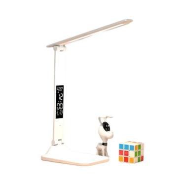 Imagem de Luminária De Mesa LED Dobrável Com Carregamento USB, Luz De Leitura Re