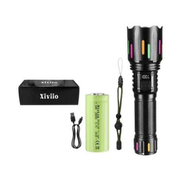 Imagem de Lanterna LED Mais Poderosa 970000000LM 4500M Tática Recarregável Portá