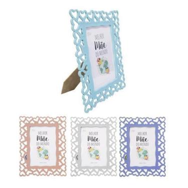 Imagem de Porta Retrato 10X15 Com Moldura De Plastic Vzd Coracao Color