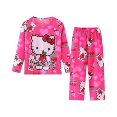 Imagem de Pijamas Da Princesa Elsa Do Frozen Para Crianças, Conjuntos De Pijamas