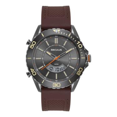 Imagem de Relógio Seculus Masculino Ref: 44270Gpsvsu4 Anadigi Grafite